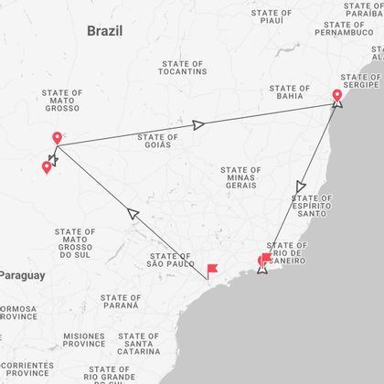 Brasilien Expedition: Jaguarsafari im Pantanal & Samba-Vibes