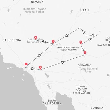 Far West 360°: Los Angeles, Las Vegas und die Nationalparks