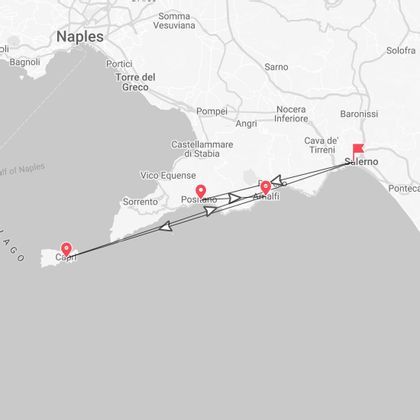 Campania Trekking Express: Costa Amalfitana y Capri