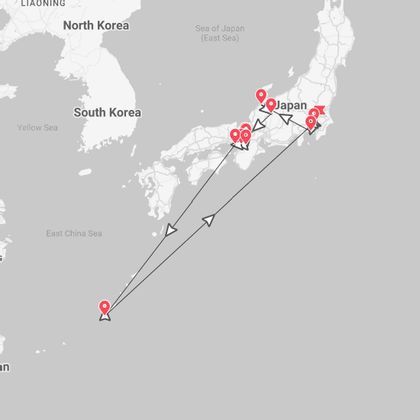 Giappone: da Tokyo alla perla dell'arcipelago di Okinawa