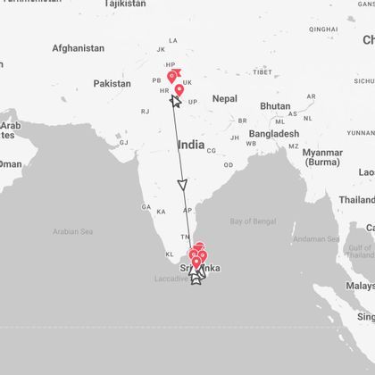 India e Sri Lanka: tra antiche meraviglie e paesaggi incontaminati