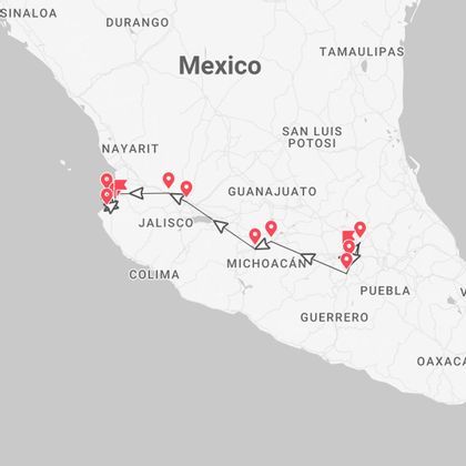 Messico: Día de los Muertos da città del Messico a Puerto Vallarta