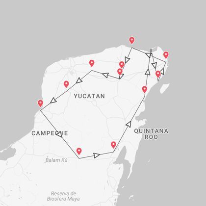 Mexiko 360°: Yucatán, Cenoten und Maya-Tempel