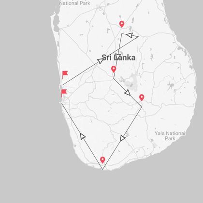 Sri Lanka en 8 días: templos, naturaleza y océano