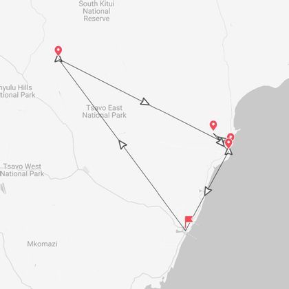 Kenya Safari: i colori dell'Africa dallo Tsavo Est al mare di Malindi