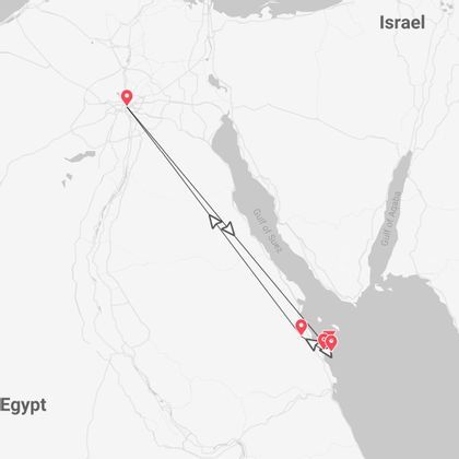 Egitto Beach Life Express: dal mare di Hurghada al deserto e le piramidi