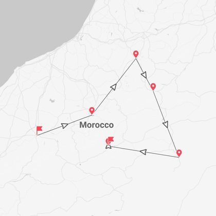 Marocco centrale in moto: dall'Atlas al deserto di Merzouga