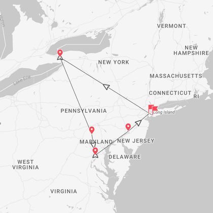 US Ostküste: Roadtrip zwischen New York, Niagara Falls und Washington DC