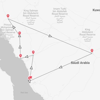 Arabia Saudita: da Jeddah a Riyadh tra deserti e mare