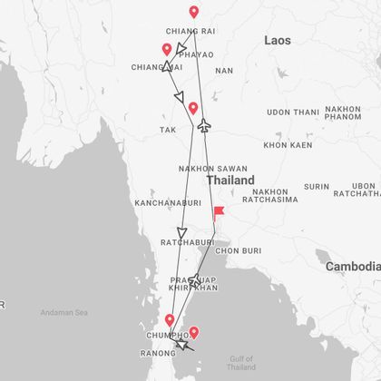 Thailand 360° Summer: Bangkok, Chiang Mai and Koh Tao