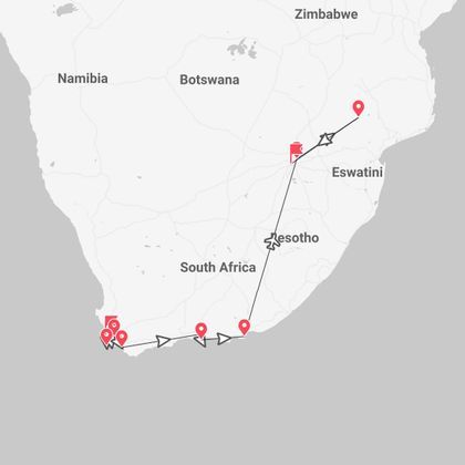 Südafrika 360°: Kapstadt, Johannesburg und Krüger-Nationalpark