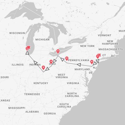 USA: sport road trip da New York a Chicago