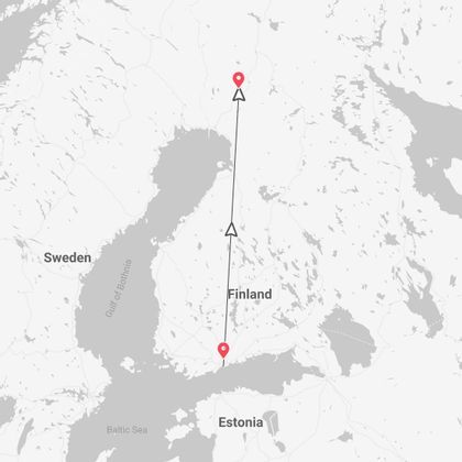 Finnland: Nordlichter in Lappland