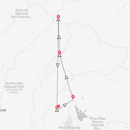 Laos: Vientiane bis Luang Prabang, Tempel, Tropen und Natur