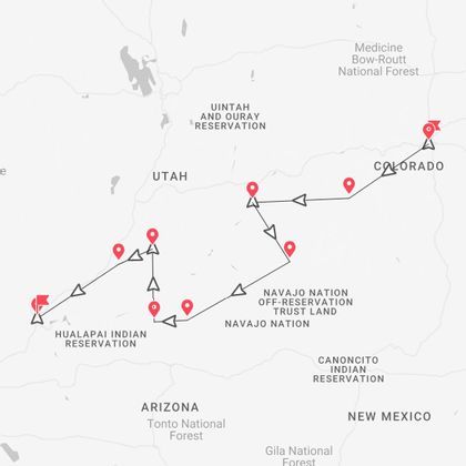 USA: Grandi Parchi del vecchio West da Denver a Los Angeles