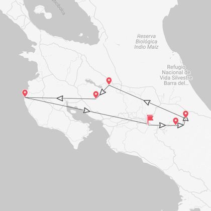 Costa Rica 360° Backpack: Natur, Abenteuer & Pura Vida