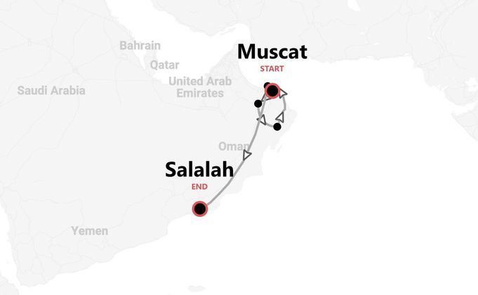 Oman Beach Life: dal deserto bianco al mare cristallino di Salalah
