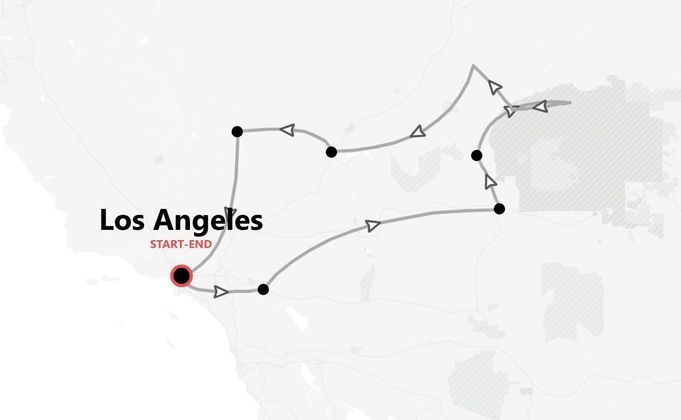 Far West 360°: Los Angeles, Las Vegas and the National Parks