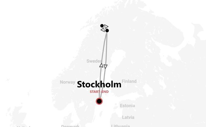 Schweden: Nordlichter in Kiruna