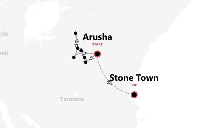 Tansania 360° Collection: von Arusha nach Sansibar