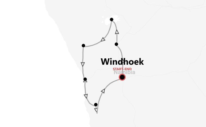 Namibia 360°: Windhoek, Cape Cross und Safari