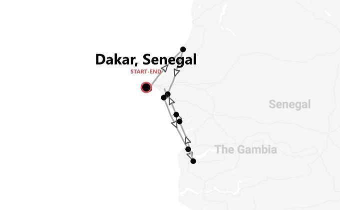 Senegal und Gambia: Atlantik, Sahara und Baobab-Wälder