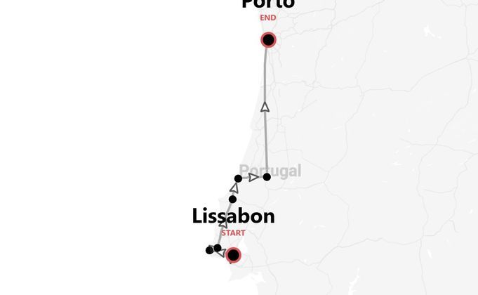Portugal 360°: von Lissabon nach Porto