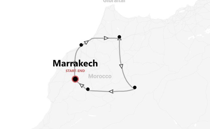 Maroc 360° : Marrakech, Fès, Rabat et le désert