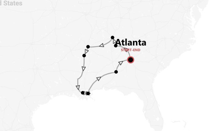 Usa Rock'n Drive : d'Atlanta à la Nouvelle-Orléans en passant par Nashville et Memphis