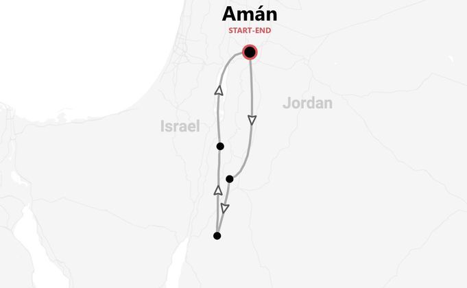 Jordania Express: Petra y el desierto de Wadi Rum