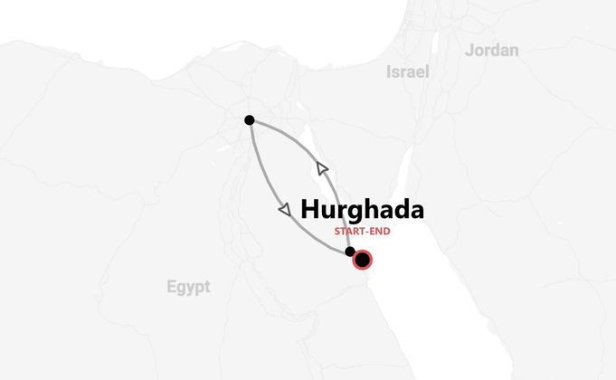 Egitto Beach Life Express: dal mare di Hurghada al deserto e le piramidi