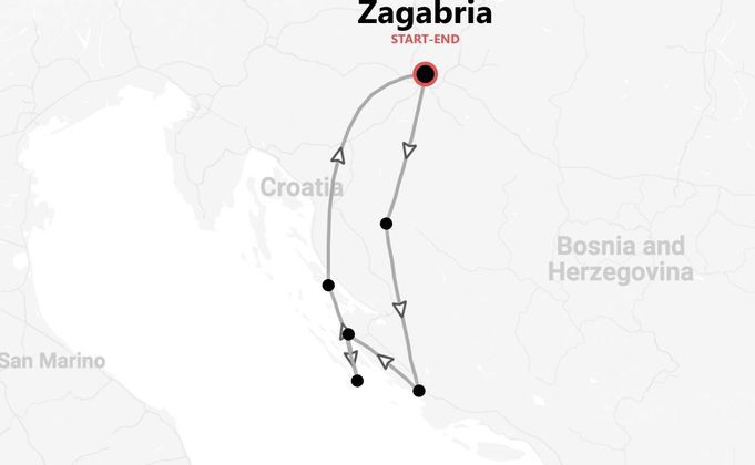 Croazia 360: tra Zagabria, Plitvice, Krka, Zara e Pag