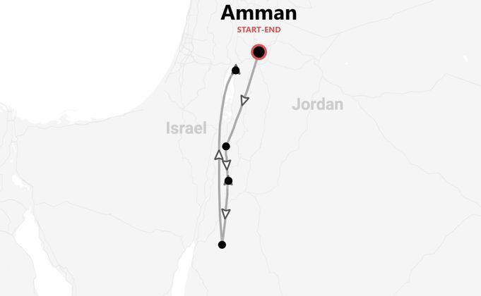 Giordania in Bici: pedalando tra Petra, Wadi Rum e Mar Morto