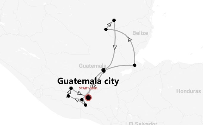 Guatemala 360°: tra Tikal, vulcani e costa caraibica