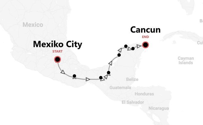 Mexiko 360°: Mexiko City, Chiapas und Yucatan