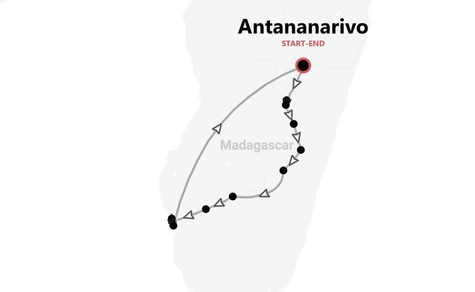 Madagaskar 360°: Strand, Dschungel, Baobabs, Lemuren und Chamäleons