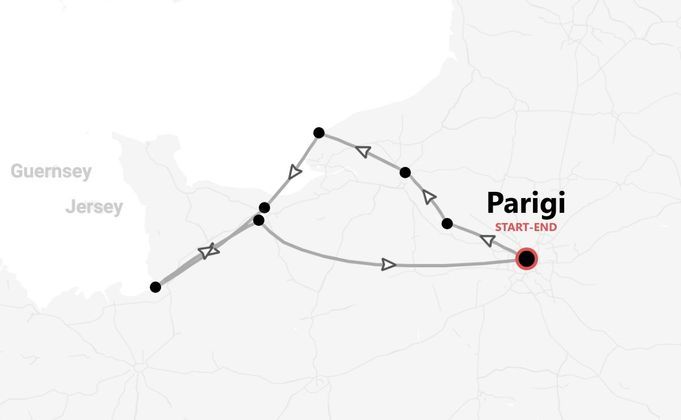 Normandia 360°: castelli, scogliere e Mont Saint-Michel