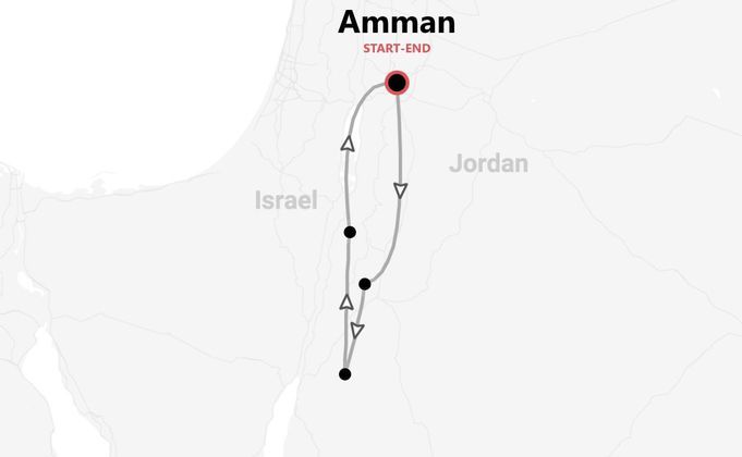 Giordania Express: Petra, la Riserva di Dana e il Wadi Rum
