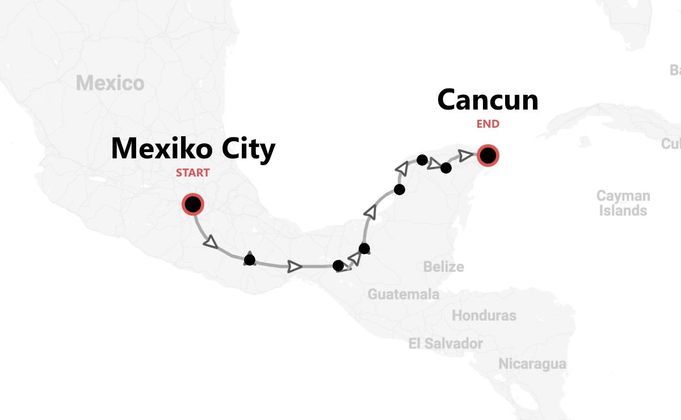 Mexiko 360°: Mexiko City, Chiapas und Yucatan