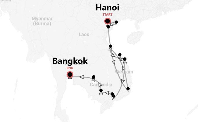 Indochina Backpack Extended: Vietnam, Cambodia and Thailand