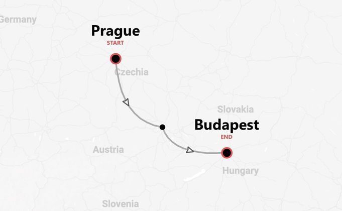 Europe centrale : Prague, Vienne et Budapest en train