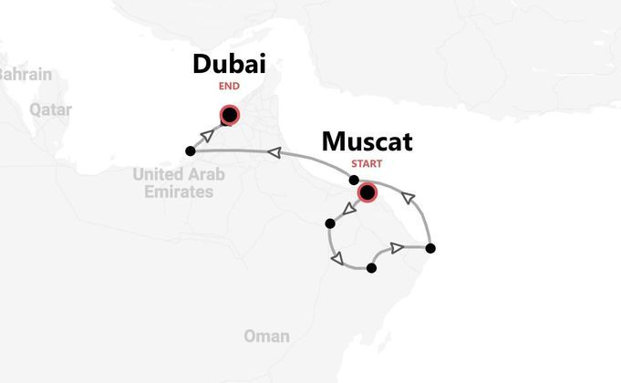 Emirati Arabi Uniti e Oman: tra oasi, tesori naturali e deserti