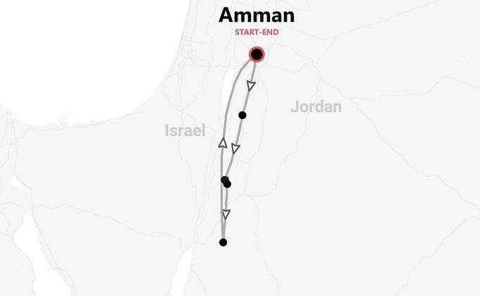 Giordania in Bici: pedalando tra Petra, Wadi Rum e Mar Morto
