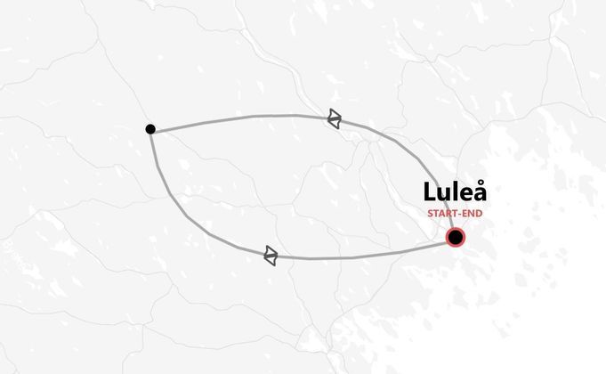 Lapponia svedese Express: a caccia dell'aurora boreale a Luleå