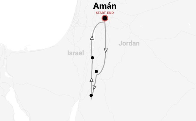 Jordania Express: Petra y el desierto de Wadi Rum