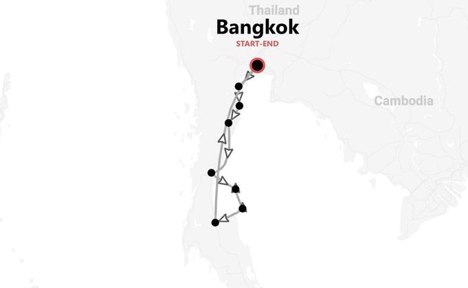 Tailandia Beach Life: desde Bangkok hasta Koh Tao & Koh Samui