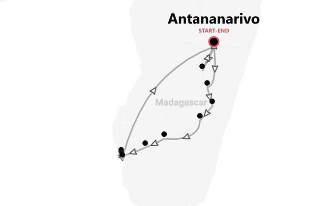 Madagascar 360°: Beach, jungle, baobabs, lemurs and chameleons