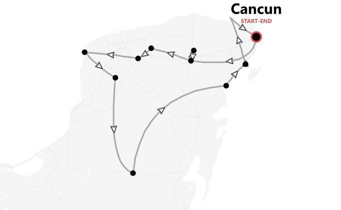 México Yucatán 360º: Cancún, cenotes & Ruinas Mayas