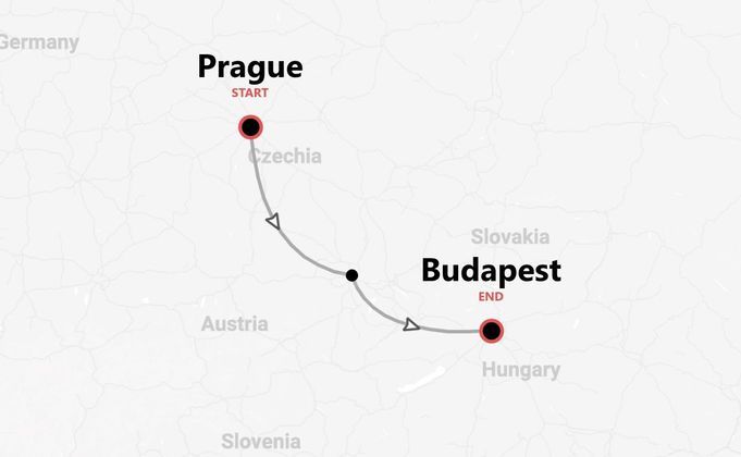 Europe centrale : Prague, Vienne et Budapest en train