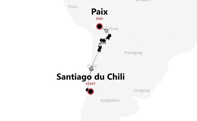Chili et Bolivie : Aventure dans le Salar d'Uyuni
